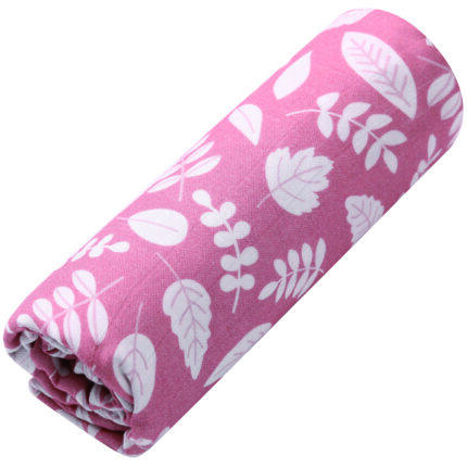 Brown bottom blinds print bamboo baby blanket