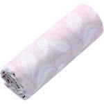 leaf print bamboo baby blanket