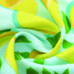 lemon print bamboo blanket