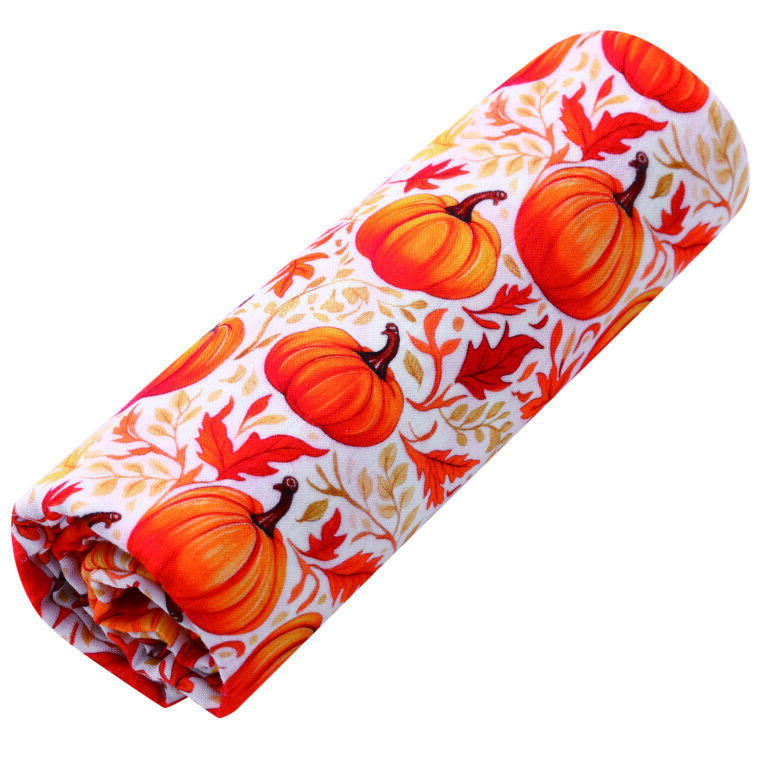 pumpkin print blanket