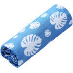 Blue blinds print blanket