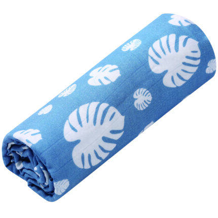 Blue blinds print blanket