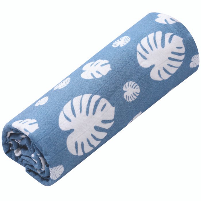 Blue blinds print blanket