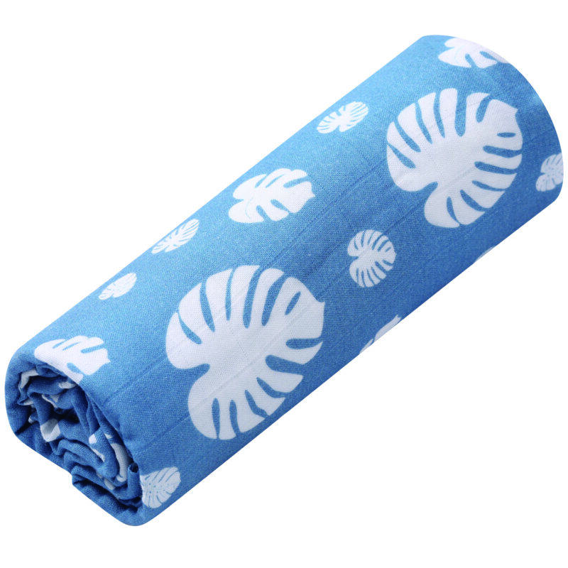 Blue blinds print blanket