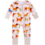Dog pattern bamboo toddler sleepwear