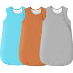 sky Blue+Brown+Grey Bamboo Sleeping Bags