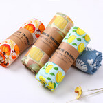 Pumpkin+Lemon+Leaves+Blinds print blanket