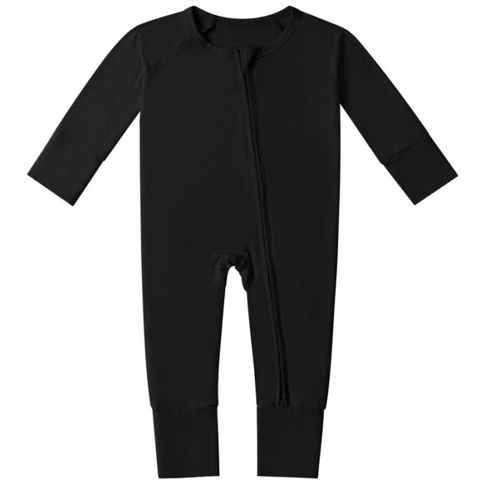 black bamboo baby clothing