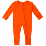 orange bamboo baby clothing