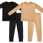 kids bamboo two piece pajamas sets