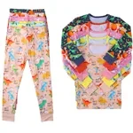Dinosaur Pumpkin Unicorn Lemon Bird print bamboo kids pajamas