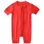 red short sleeves pajamas